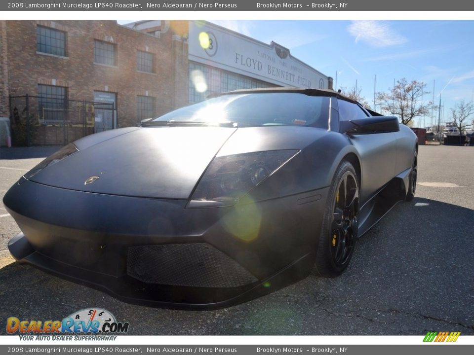 2008 Lamborghini Murcielago LP640 Roadster Nero Aldebaran / Nero Perseus Photo #7