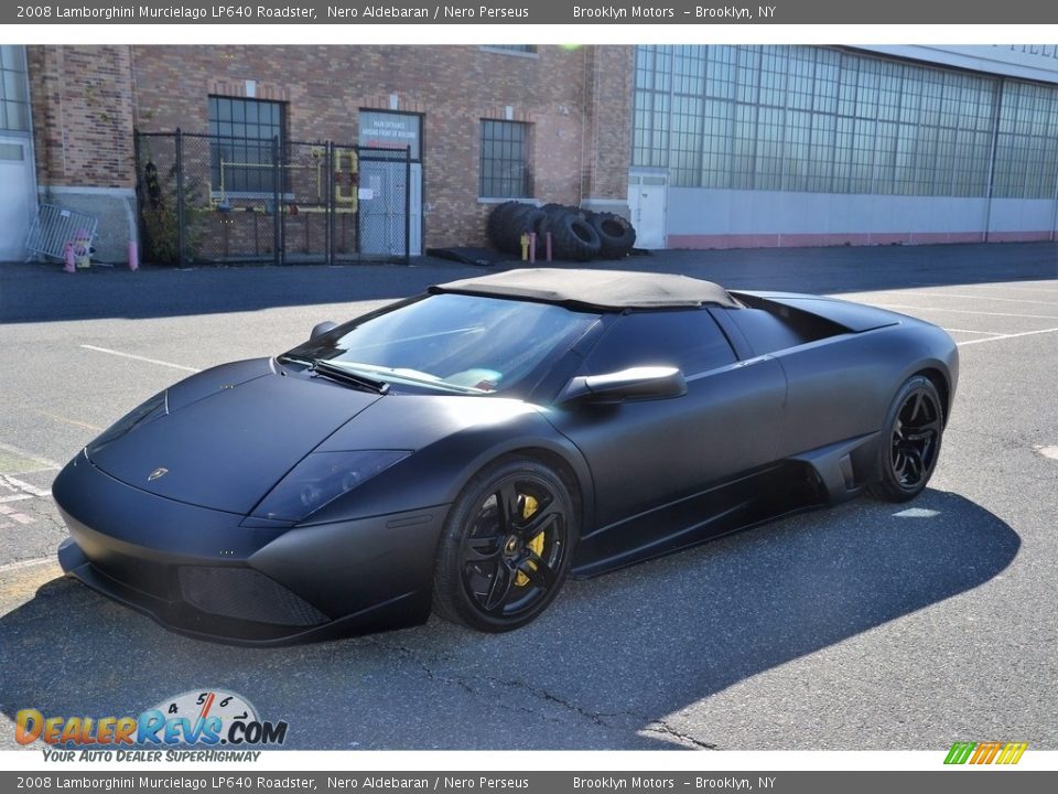 2008 Lamborghini Murcielago LP640 Roadster Nero Aldebaran / Nero Perseus Photo #8