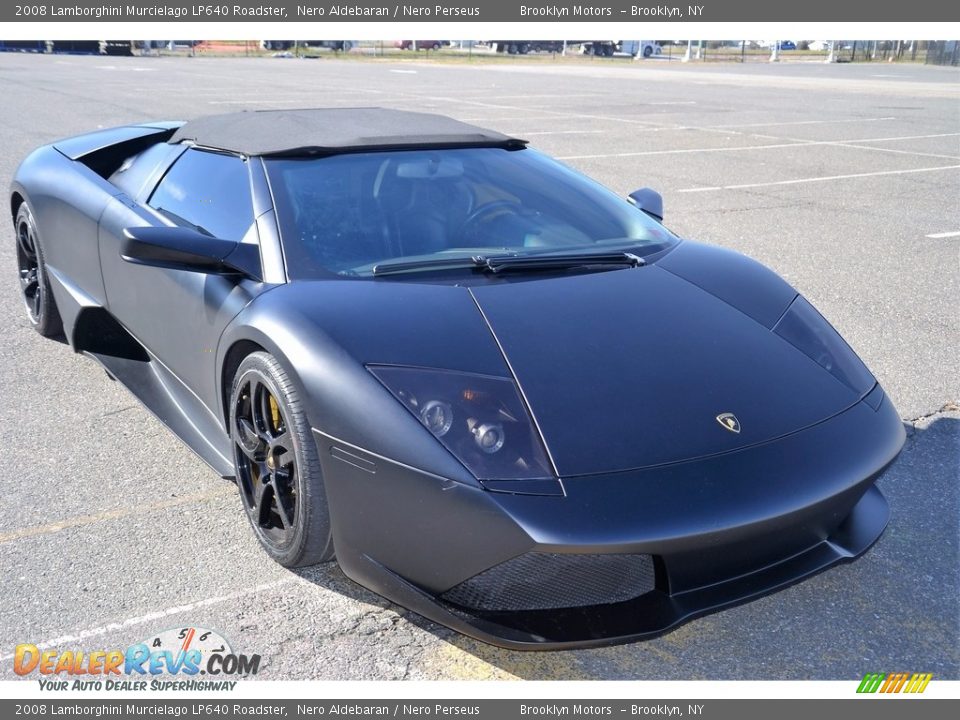 2008 Lamborghini Murcielago LP640 Roadster Nero Aldebaran / Nero Perseus Photo #9