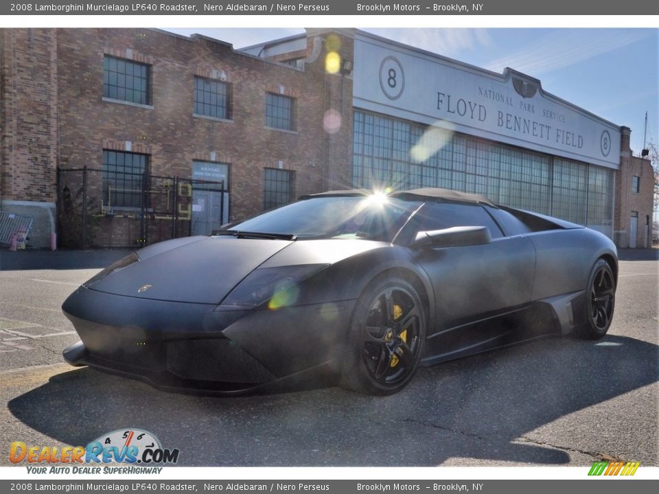 2008 Lamborghini Murcielago LP640 Roadster Nero Aldebaran / Nero Perseus Photo #10