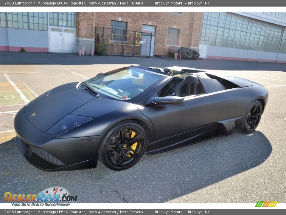 2008 Lamborghini Murcielago LP640 Roadster Nero Aldebaran / Nero Perseus Photo #11
