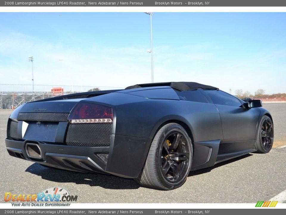 2008 Lamborghini Murcielago LP640 Roadster Nero Aldebaran / Nero Perseus Photo #20