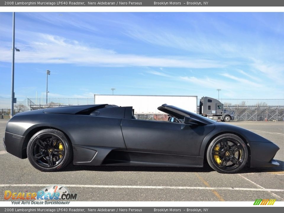Nero Aldebaran 2008 Lamborghini Murcielago LP640 Roadster Photo #23