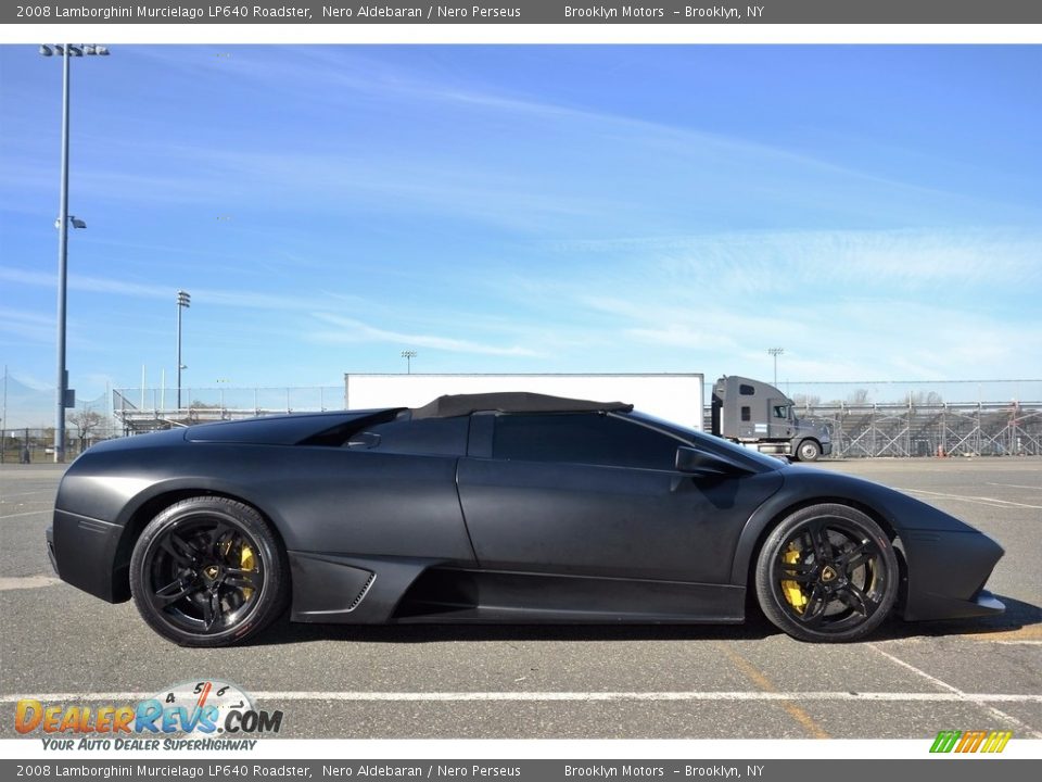 2008 Lamborghini Murcielago LP640 Roadster Nero Aldebaran / Nero Perseus Photo #25