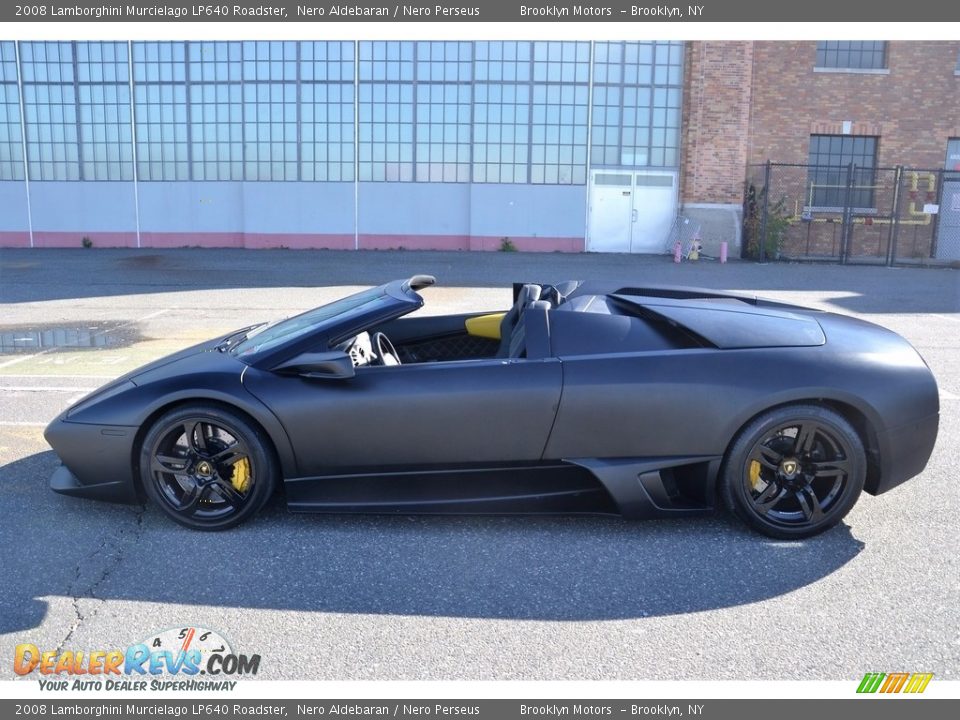 2008 Lamborghini Murcielago LP640 Roadster Nero Aldebaran / Nero Perseus Photo #27