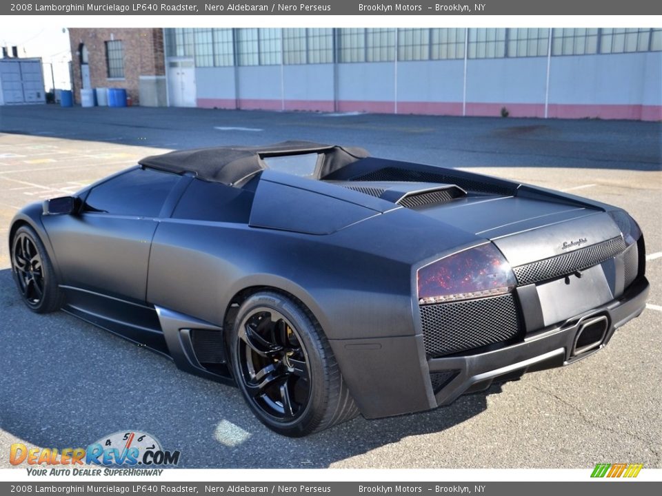 2008 Lamborghini Murcielago LP640 Roadster Nero Aldebaran / Nero Perseus Photo #28