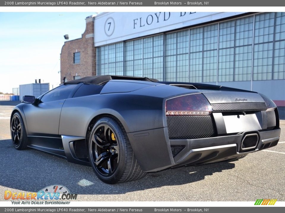 Nero Aldebaran 2008 Lamborghini Murcielago LP640 Roadster Photo #29
