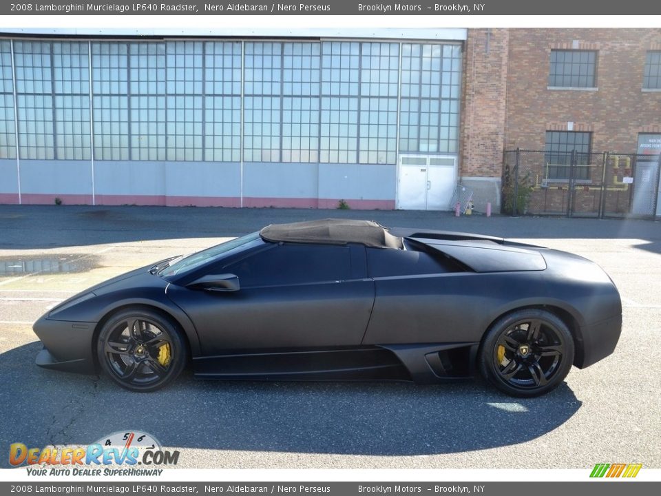 2008 Lamborghini Murcielago LP640 Roadster Nero Aldebaran / Nero Perseus Photo #30
