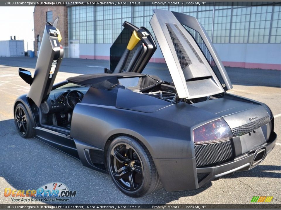 2008 Lamborghini Murcielago LP640 Roadster Nero Aldebaran / Nero Perseus Photo #32