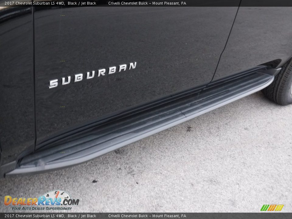 2017 Chevrolet Suburban LS 4WD Black / Jet Black Photo #4