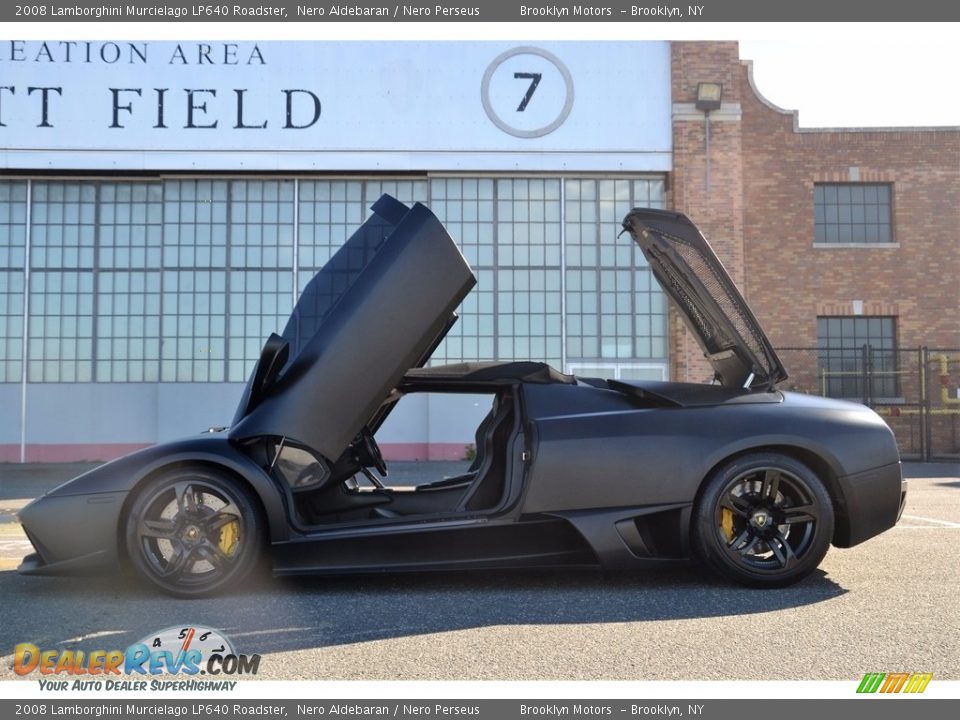 2008 Lamborghini Murcielago LP640 Roadster Nero Aldebaran / Nero Perseus Photo #33