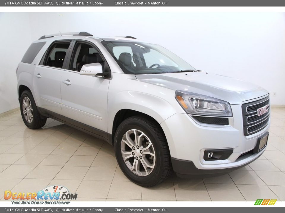 2014 GMC Acadia SLT AWD Quicksilver Metallic / Ebony Photo #1