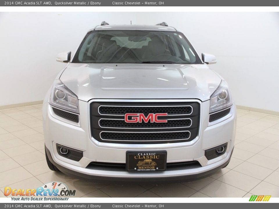 2014 GMC Acadia SLT AWD Quicksilver Metallic / Ebony Photo #2
