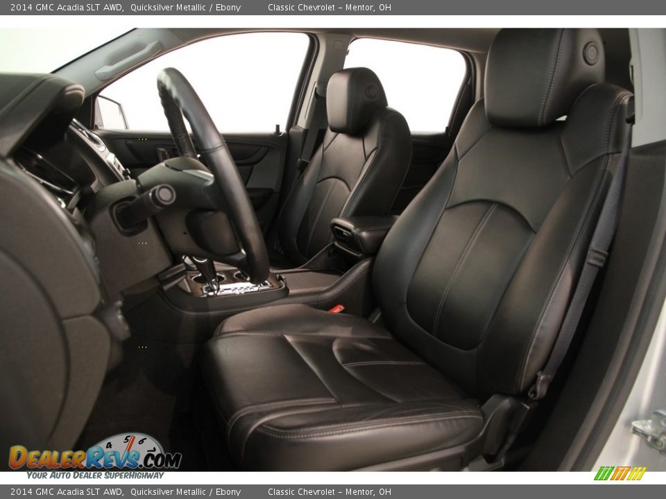 2014 GMC Acadia SLT AWD Quicksilver Metallic / Ebony Photo #5