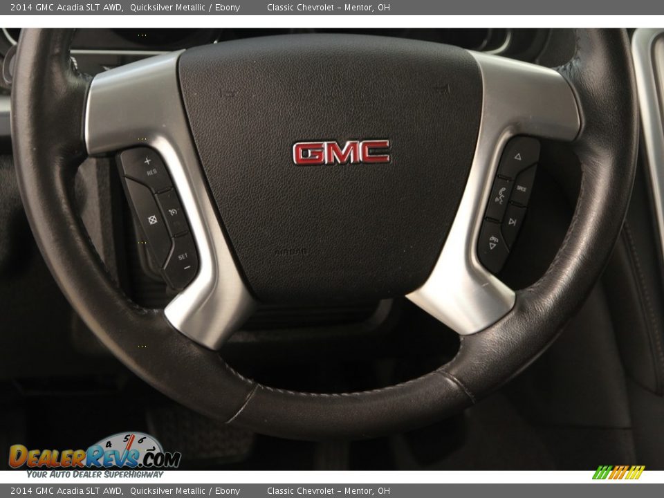 2014 GMC Acadia SLT AWD Quicksilver Metallic / Ebony Photo #6