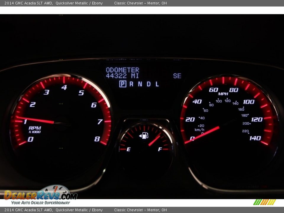 2014 GMC Acadia SLT AWD Quicksilver Metallic / Ebony Photo #7