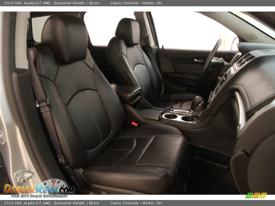 2014 GMC Acadia SLT AWD Quicksilver Metallic / Ebony Photo #15