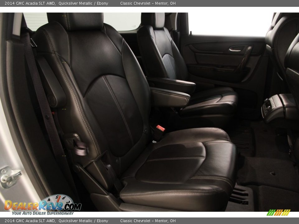 2014 GMC Acadia SLT AWD Quicksilver Metallic / Ebony Photo #16