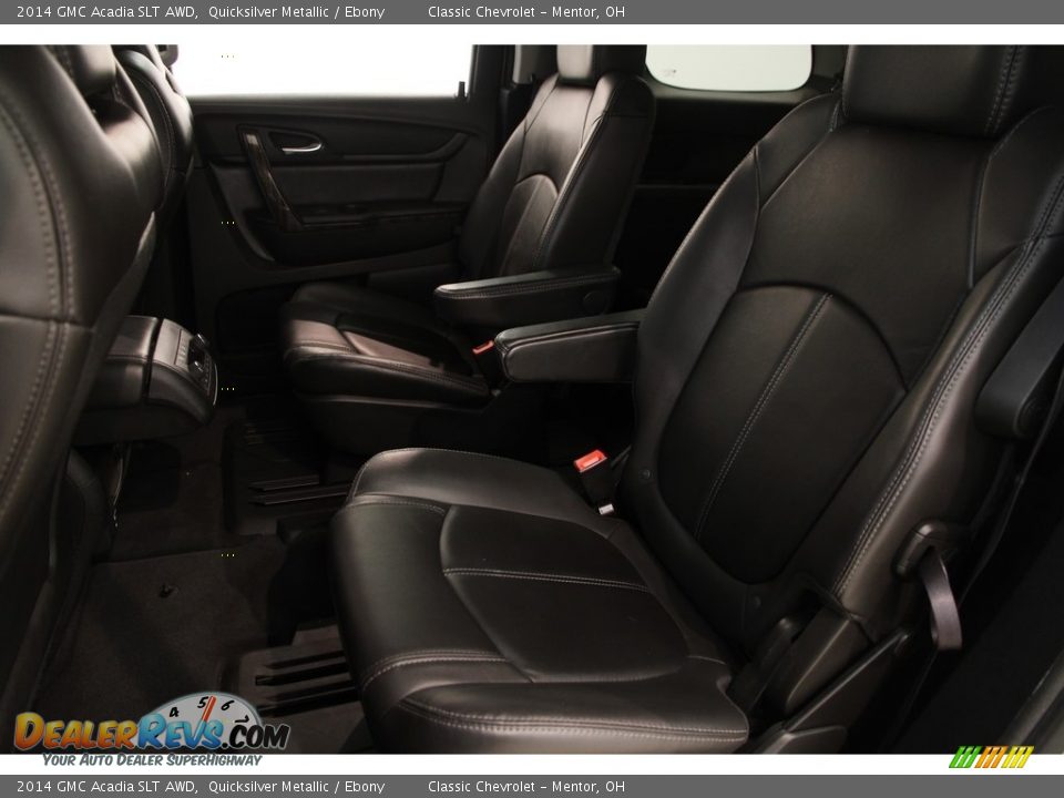 2014 GMC Acadia SLT AWD Quicksilver Metallic / Ebony Photo #17