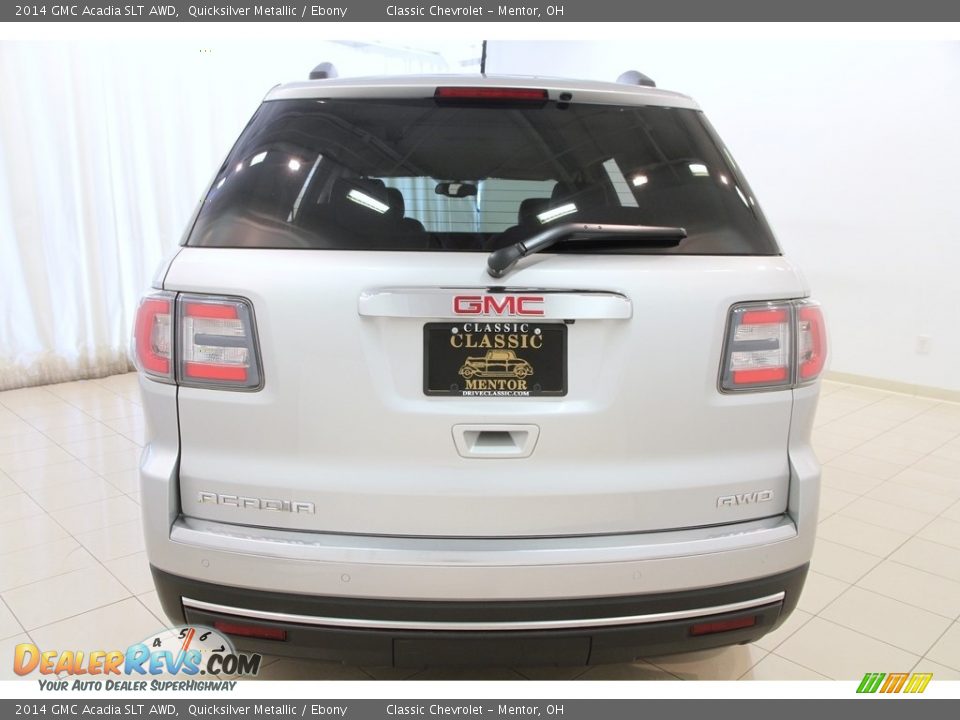 2014 GMC Acadia SLT AWD Quicksilver Metallic / Ebony Photo #19