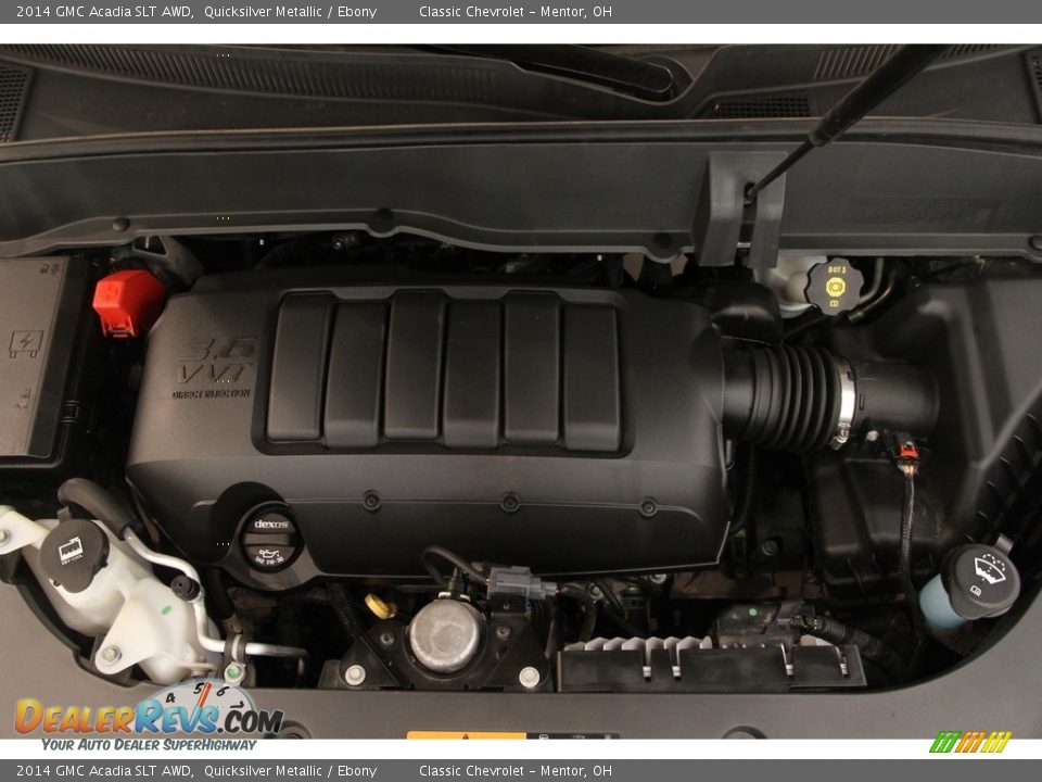 2014 GMC Acadia SLT AWD Quicksilver Metallic / Ebony Photo #20