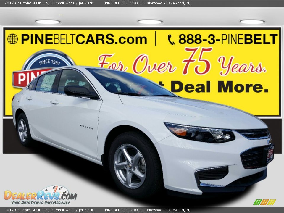 2017 Chevrolet Malibu LS Summit White / Jet Black Photo #1