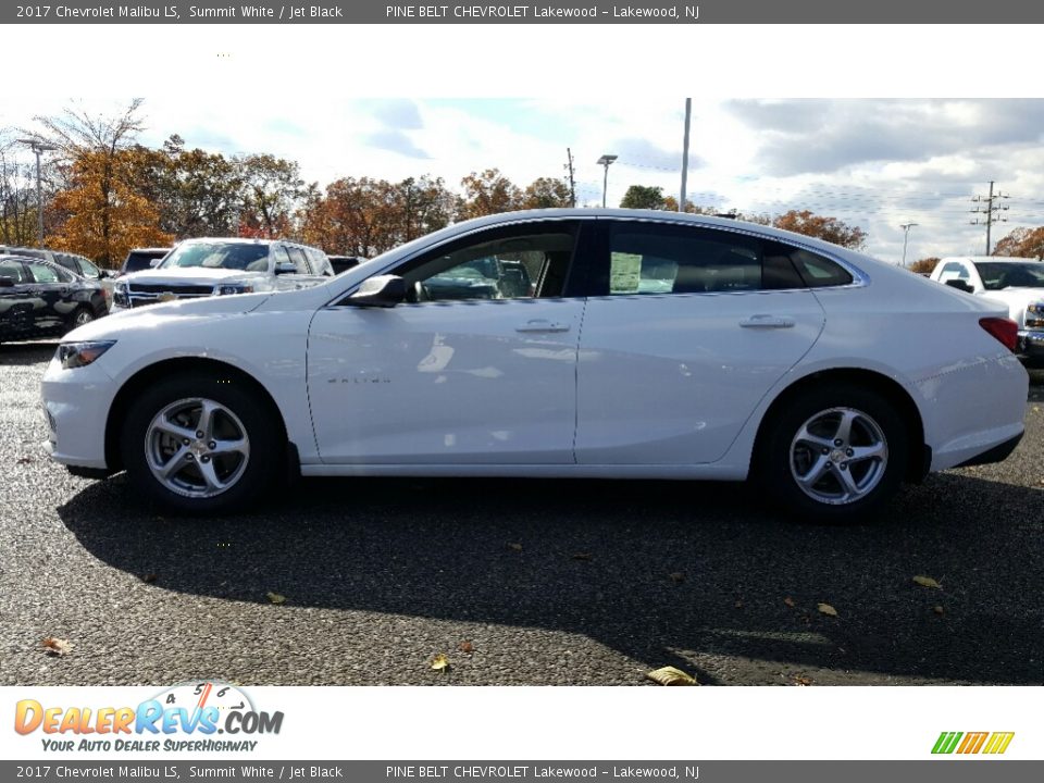 2017 Chevrolet Malibu LS Summit White / Jet Black Photo #3