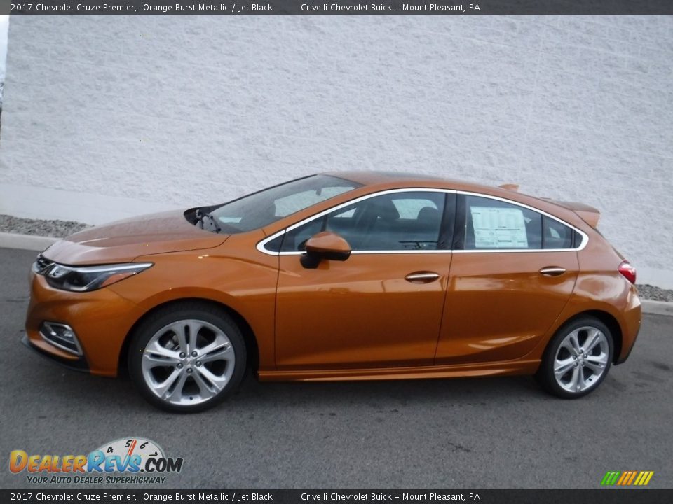 2017 Chevrolet Cruze Premier Orange Burst Metallic / Jet Black Photo #2