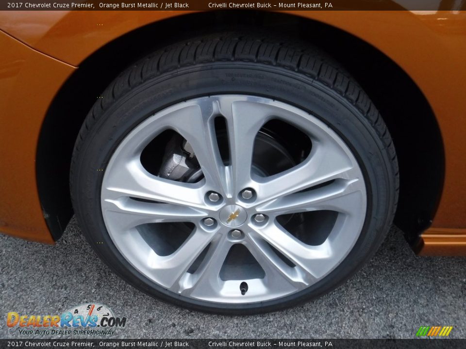 2017 Chevrolet Cruze Premier Orange Burst Metallic / Jet Black Photo #3