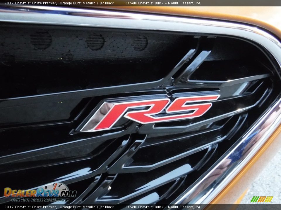 2017 Chevrolet Cruze Premier Orange Burst Metallic / Jet Black Photo #6