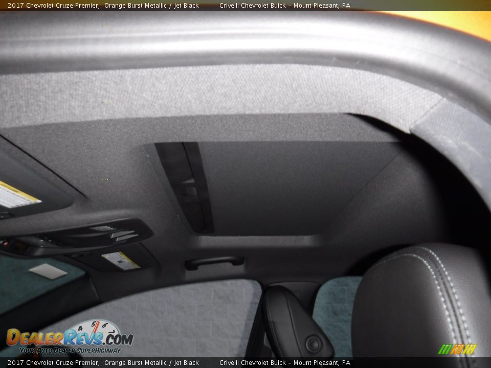 2017 Chevrolet Cruze Premier Orange Burst Metallic / Jet Black Photo #10