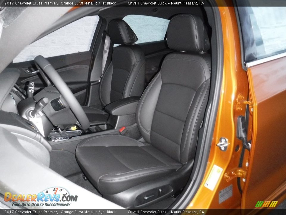 2017 Chevrolet Cruze Premier Orange Burst Metallic / Jet Black Photo #11