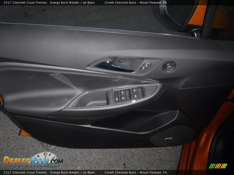 2017 Chevrolet Cruze Premier Orange Burst Metallic / Jet Black Photo #14