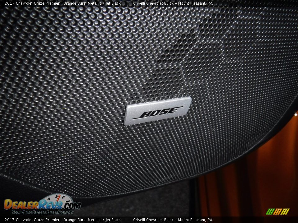 2017 Chevrolet Cruze Premier Orange Burst Metallic / Jet Black Photo #15