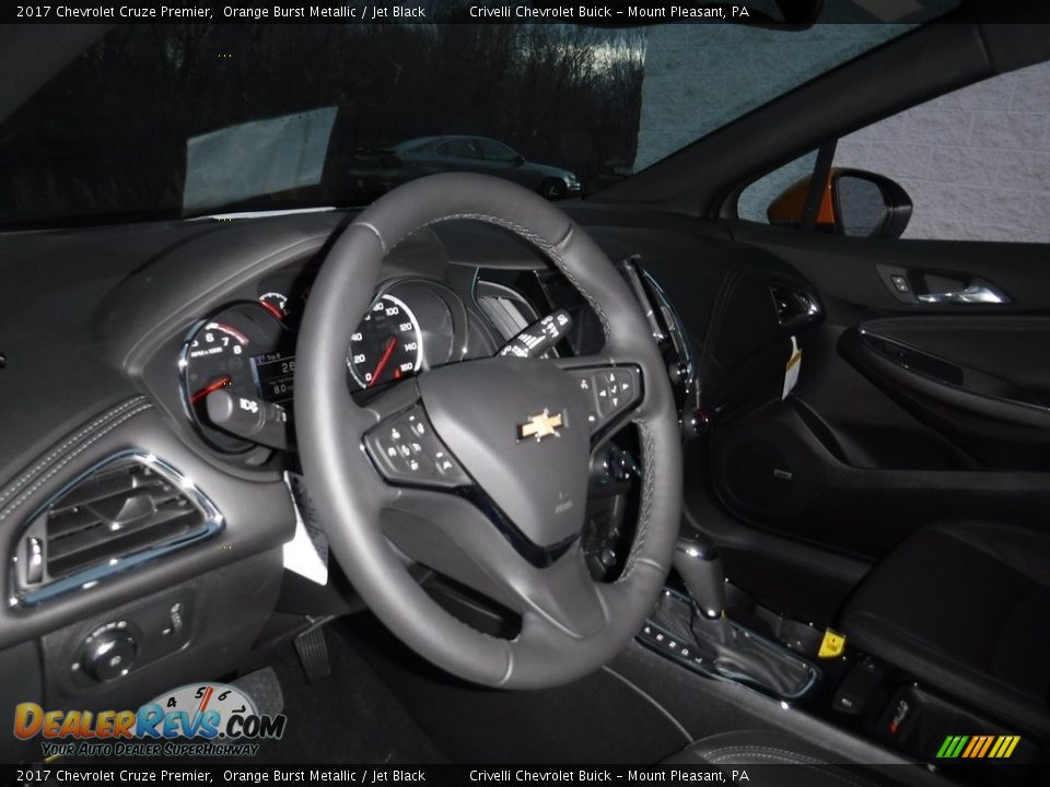 2017 Chevrolet Cruze Premier Orange Burst Metallic / Jet Black Photo #16