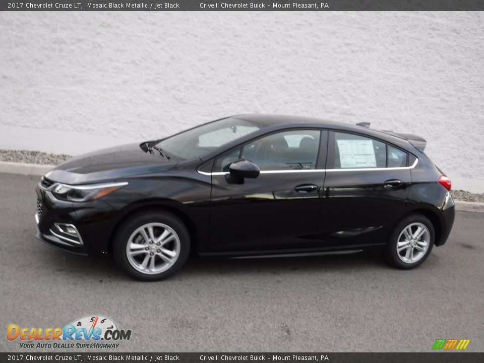 2017 Chevrolet Cruze LT Mosaic Black Metallic / Jet Black Photo #2