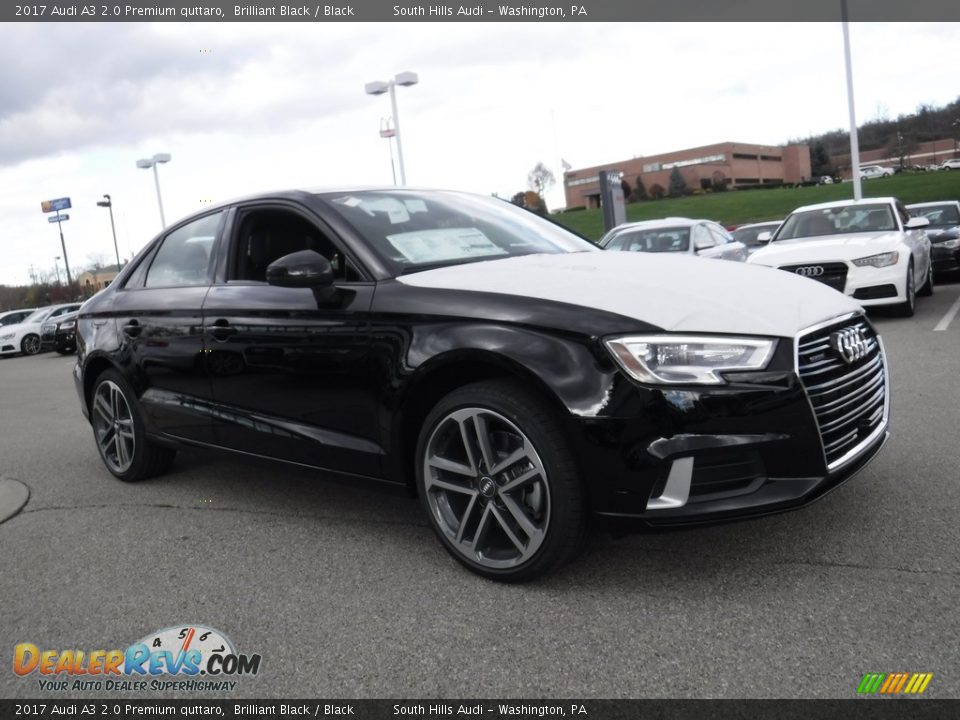2017 Audi A3 2.0 Premium quttaro Brilliant Black / Black Photo #6