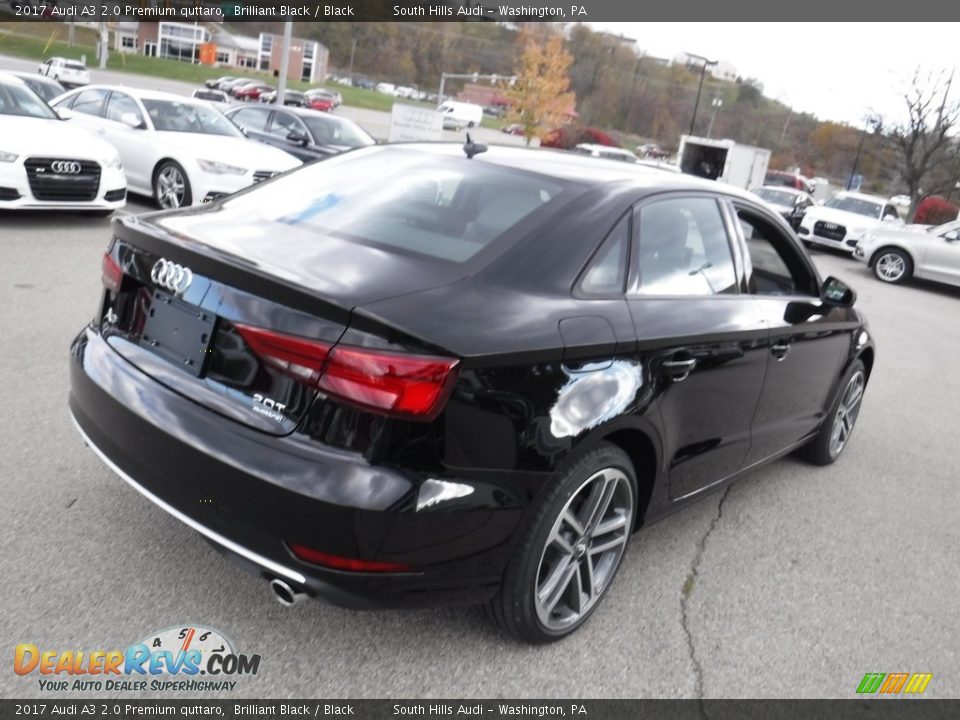 2017 Audi A3 2.0 Premium quttaro Brilliant Black / Black Photo #10