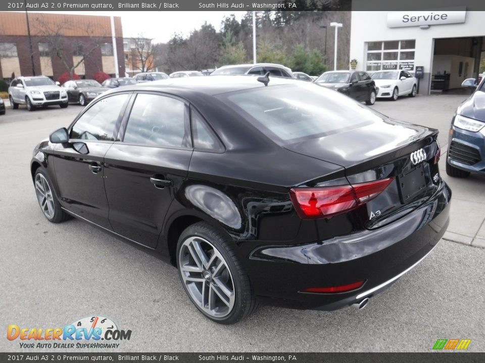 2017 Audi A3 2.0 Premium quttaro Brilliant Black / Black Photo #13