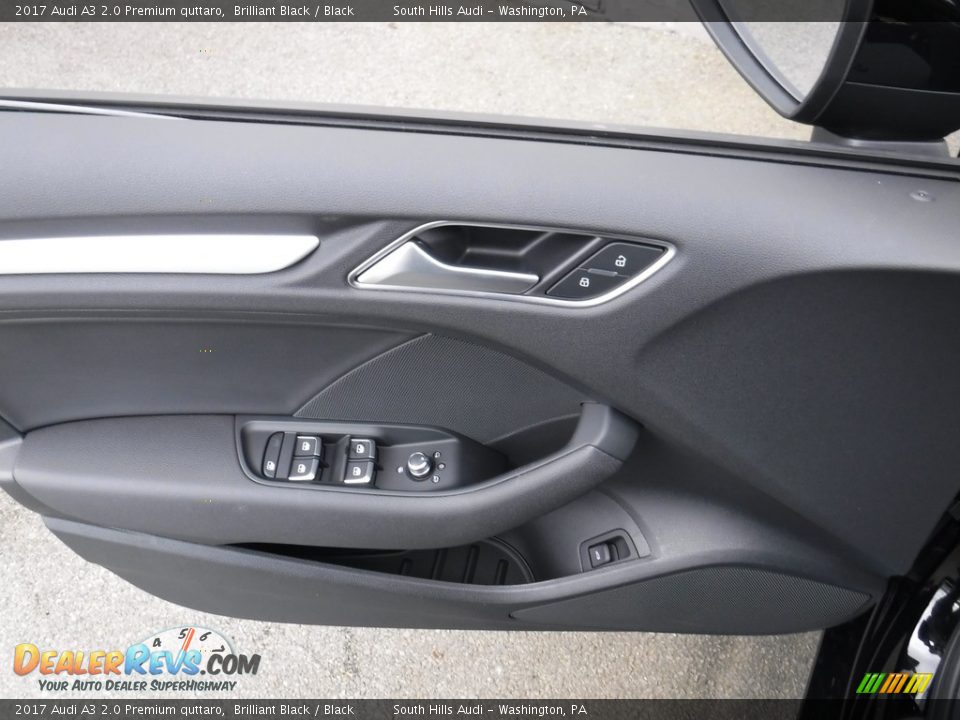 2017 Audi A3 2.0 Premium quttaro Brilliant Black / Black Photo #15