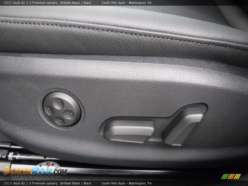 2017 Audi A3 2.0 Premium quttaro Brilliant Black / Black Photo #19