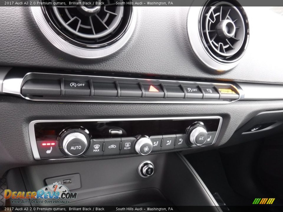 2017 Audi A3 2.0 Premium quttaro Brilliant Black / Black Photo #22