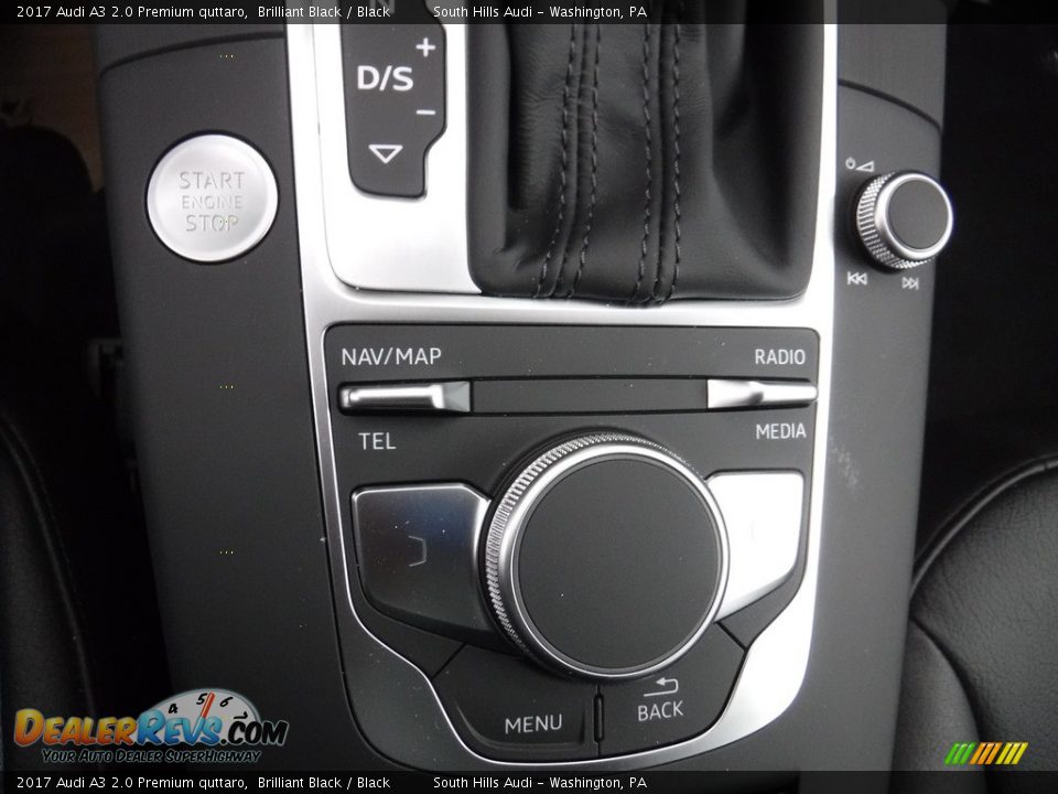 2017 Audi A3 2.0 Premium quttaro Brilliant Black / Black Photo #24