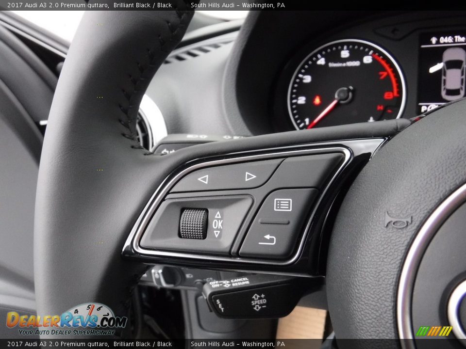 2017 Audi A3 2.0 Premium quttaro Brilliant Black / Black Photo #29
