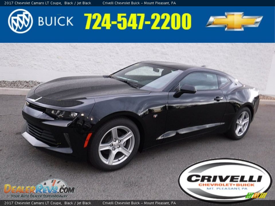 2017 Chevrolet Camaro LT Coupe Black / Jet Black Photo #1