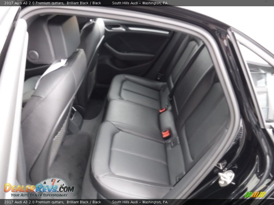 2017 Audi A3 2.0 Premium quttaro Brilliant Black / Black Photo #31