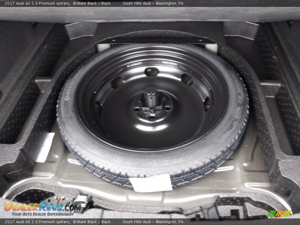 2017 Audi A3 2.0 Premium quttaro Brilliant Black / Black Photo #35
