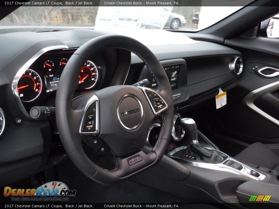 2017 Chevrolet Camaro LT Coupe Black / Jet Black Photo #10