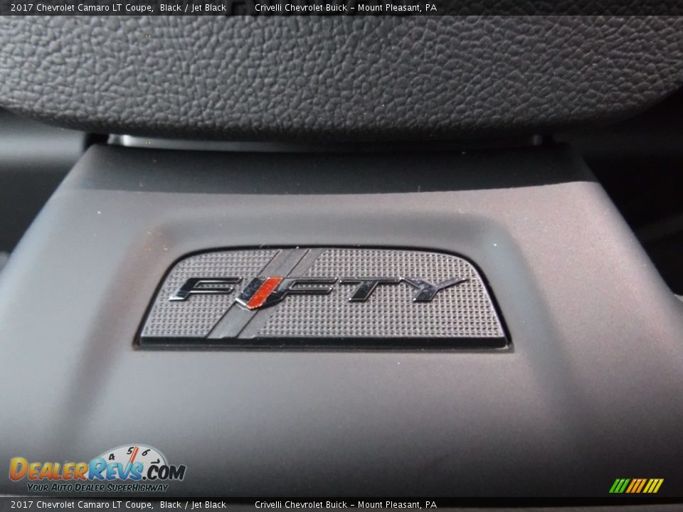 2017 Chevrolet Camaro LT Coupe Black / Jet Black Photo #18