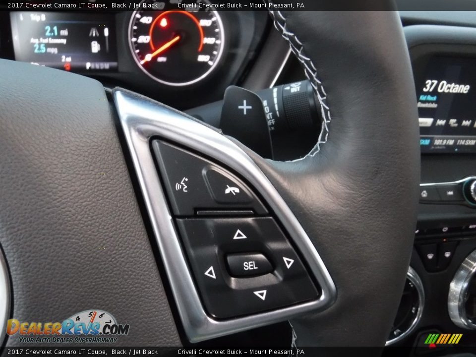 2017 Chevrolet Camaro LT Coupe Black / Jet Black Photo #19